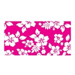 Pink Hawaiian Flowers Satin Wrap