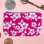 Pink Hawaiian Flowers Large Coin Purse