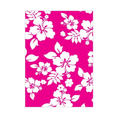 Pink Hawaiian Flowers Small Tapestry from ArtsNow.com Front