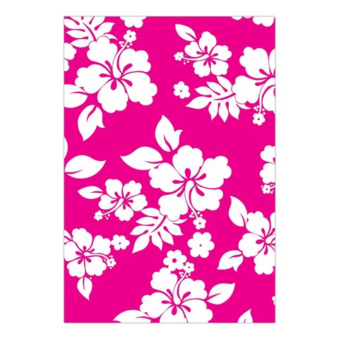 Pink Hawaiian Flowers Large Tapestry from ArtsNow.com Front