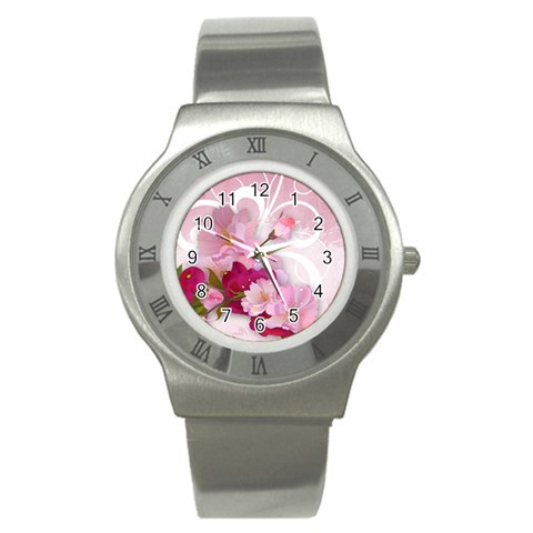 Design Art (design 19) Stainless Steel Watch from ArtsNow.com Front