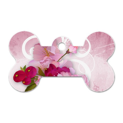 Design Art (design 19) Dog Tag Bone (One Side) from ArtsNow.com Front
