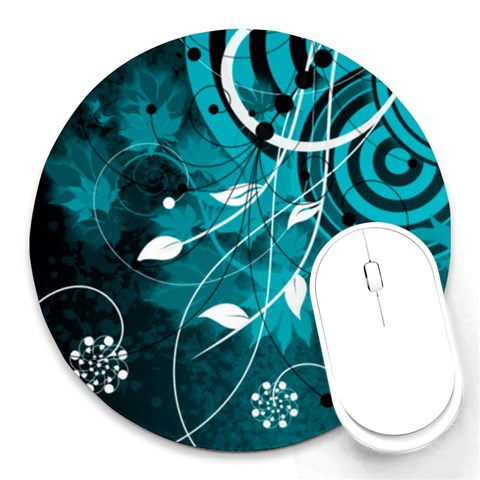 Design Art (design 15) Round Mousepad from ArtsNow.com Front