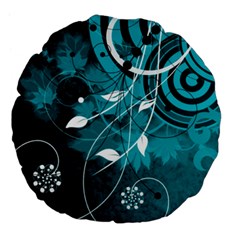 Design Art (design 15) Large 18  Premium Flano Round Cushion  from ArtsNow.com Front