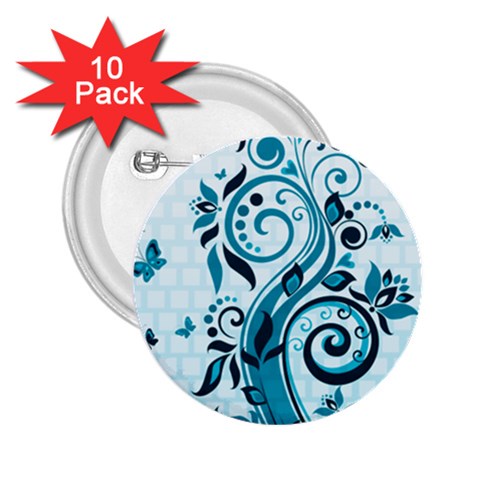 Design Art (design 13) 2.25  Button (10 pack) from ArtsNow.com Front