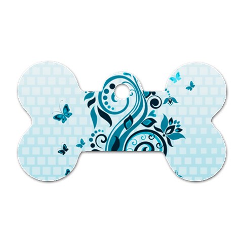 Design Art (design 13) Dog Tag Bone (Two Sides) from ArtsNow.com Front