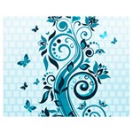 Design Art (design 13) Double Sided Flano Blanket (Medium)