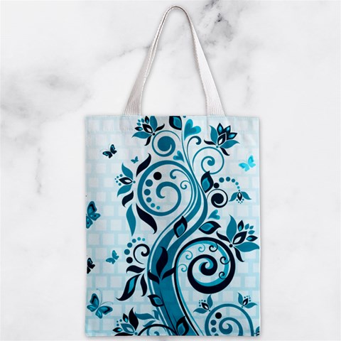 Design Art (design 13) Zipper Classic Tote Bag from ArtsNow.com Back