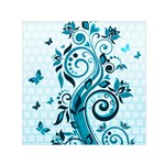 Design Art (design 13) Small Satin Scarf (Square)