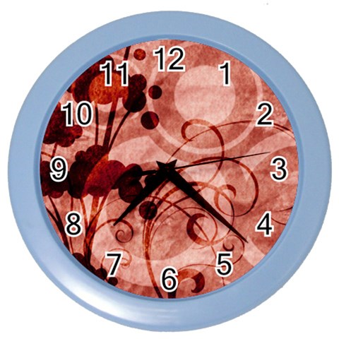 Design Art (design 10) Color Wall Clock from ArtsNow.com Front