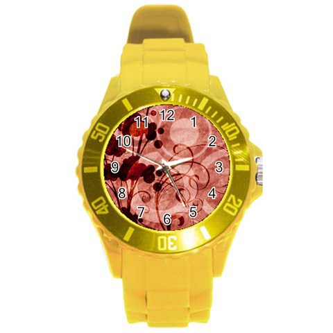 Design Art (design 10) Round Plastic Sport Watch (L) from ArtsNow.com Front