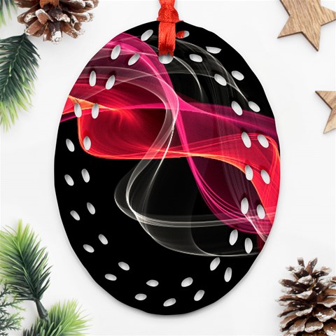 Design Art (design 8) Oval Filigree Ornament (Two Sides) from ArtsNow.com Front
