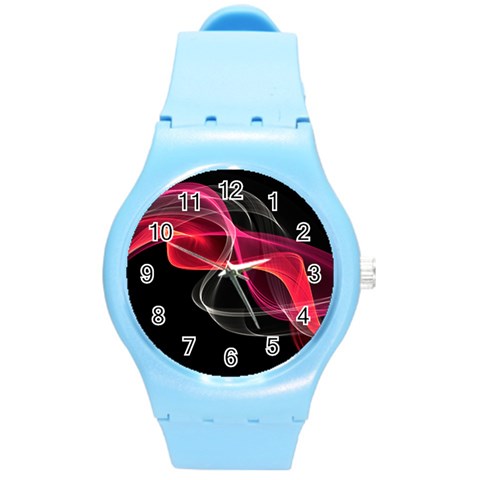 Design Art (design 8) Round Plastic Sport Watch (M) from ArtsNow.com Front