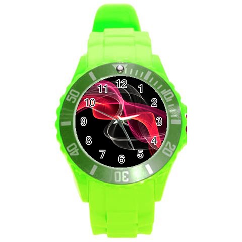 Design Art (design 8) Round Plastic Sport Watch (L) from ArtsNow.com Front