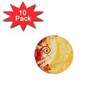 Design Art (design 6) 1  Mini Button (10 pack) 