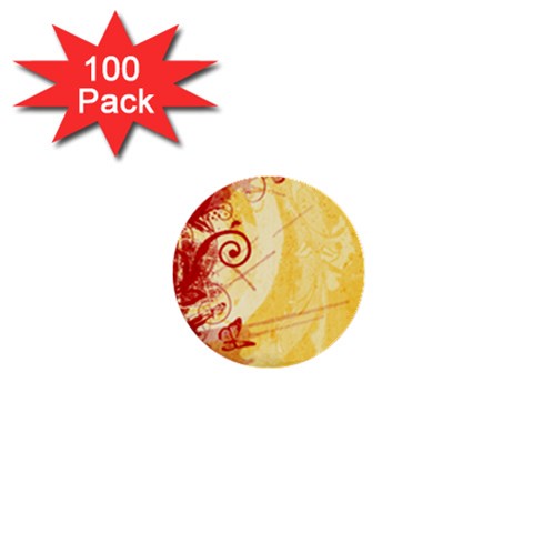 Design Art (design 6) 1  Mini Button (100 pack)  from ArtsNow.com Front