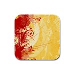 Design Art (design 6) Rubber Square Coaster (4 pack)