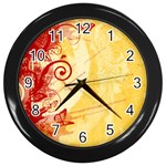 Design Art (design 6) Wall Clock (Black)