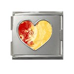 Design Art (design 6) Mega Link Heart Italian Charm (18mm)