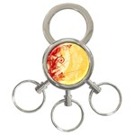Design Art (design 6) 3-Ring Key Chain