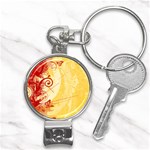 Design Art (design 6) Nail Clippers Key Chain