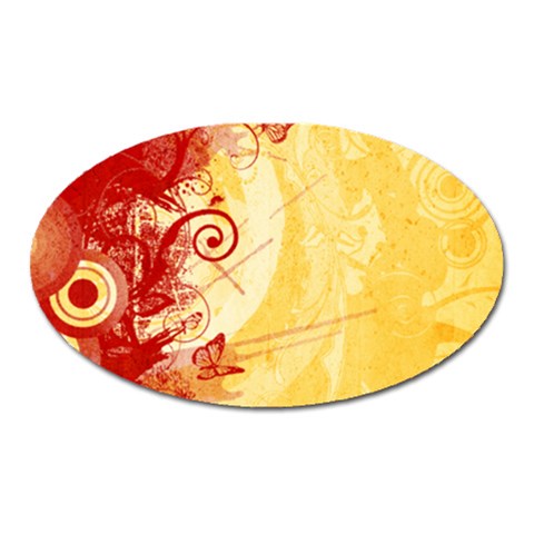 Design Art (design 6) Magnet (Oval) from ArtsNow.com Front