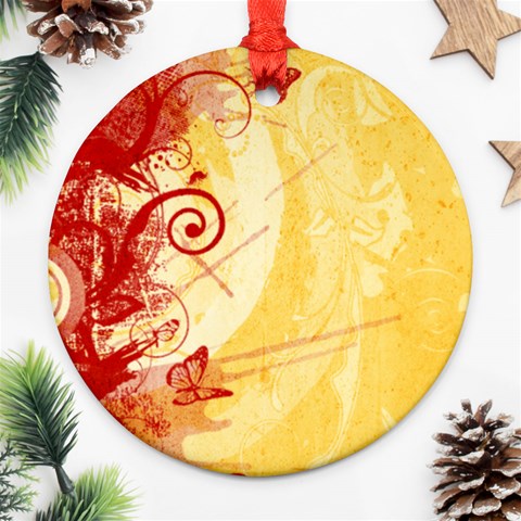 Design Art (design 6) Round Ornament (Two Sides) from ArtsNow.com Front