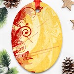 Design Art (design 6) Oval Ornament (Two Sides)