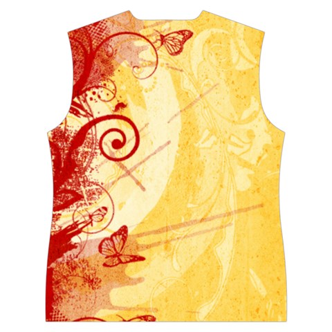 Design Art (design 6) Women s Button Up Vest from ArtsNow.com Back