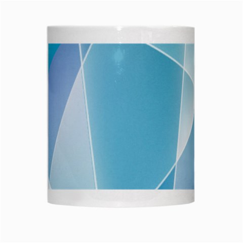 Blue Lights White Mug from ArtsNow.com Center