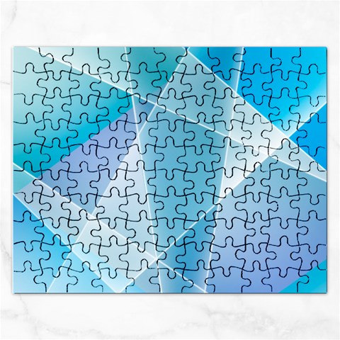 Blue Lights Jigsaw Puzzle (Rectangular) from ArtsNow.com Front