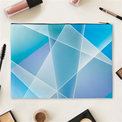 Blue Lights Cosmetic Bag (XL) from ArtsNow.com Back