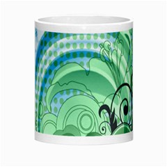 Blue Green Circle Design Morph Mug from ArtsNow.com Center