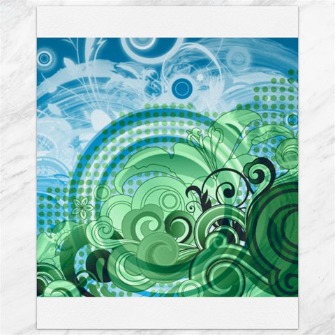 Blue Green Circle Design Canvas 16  x 20  from ArtsNow.com 15.75 x19.29  Canvas - 1