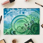Blue Green Circle Design Cosmetic Bag (XL)
