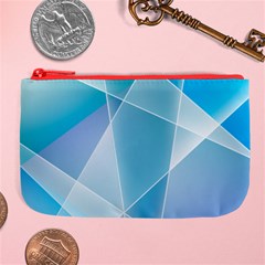 Blue Lights Large Coin Purse from ArtsNow.com Front