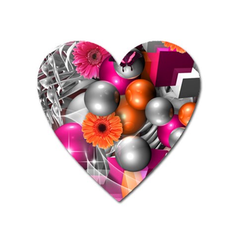 Ball Art Magnet (Heart) from ArtsNow.com Front