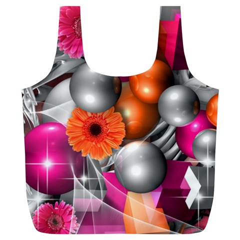 Ball Art Full Print Recycle Bag (XL) from ArtsNow.com Front