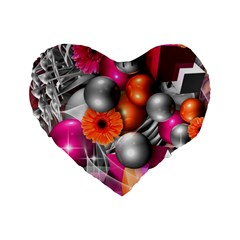 Ball Art Standard 16  Premium Flano Heart Shape Cushion  from ArtsNow.com Front