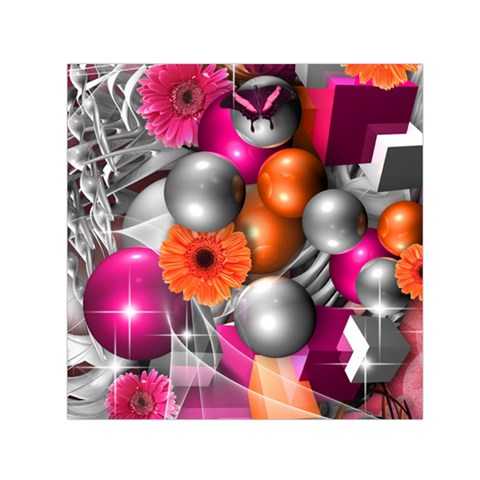 Ball Art Small Satin Scarf (Square) from ArtsNow.com Front
