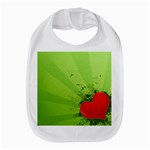 Red Heart Art Bib