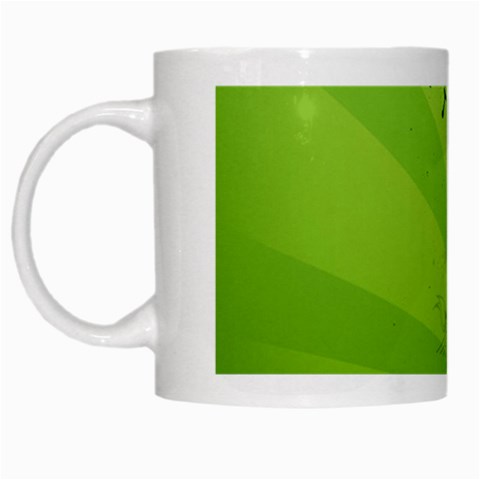 Red Heart Art White Mug from ArtsNow.com Left