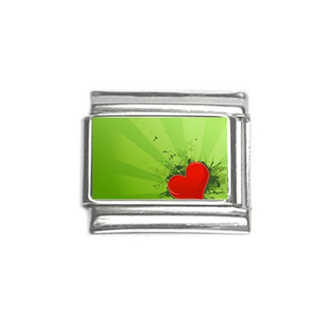 Red Heart Art Italian Charm (9mm) from ArtsNow.com Front