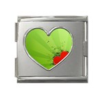 Red Heart Art Mega Link Heart Italian Charm (18mm)