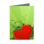 Red Heart Art Mini Greeting Card