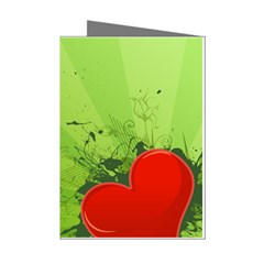 Red Heart Art Mini Greeting Cards (Pkg of 8) from ArtsNow.com Left