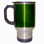 Red Heart Art Travel Mug (Silver Gray)