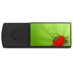 Red Heart Art USB Flash Drive Rectangular (4 GB)