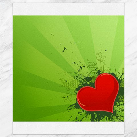 Red Heart Art Canvas 8  x 10  from ArtsNow.com 8.15 x9.66  Canvas - 1