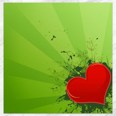 Red Heart Art Canvas 12  x 12  from ArtsNow.com 11.4 x11.56  Canvas - 1